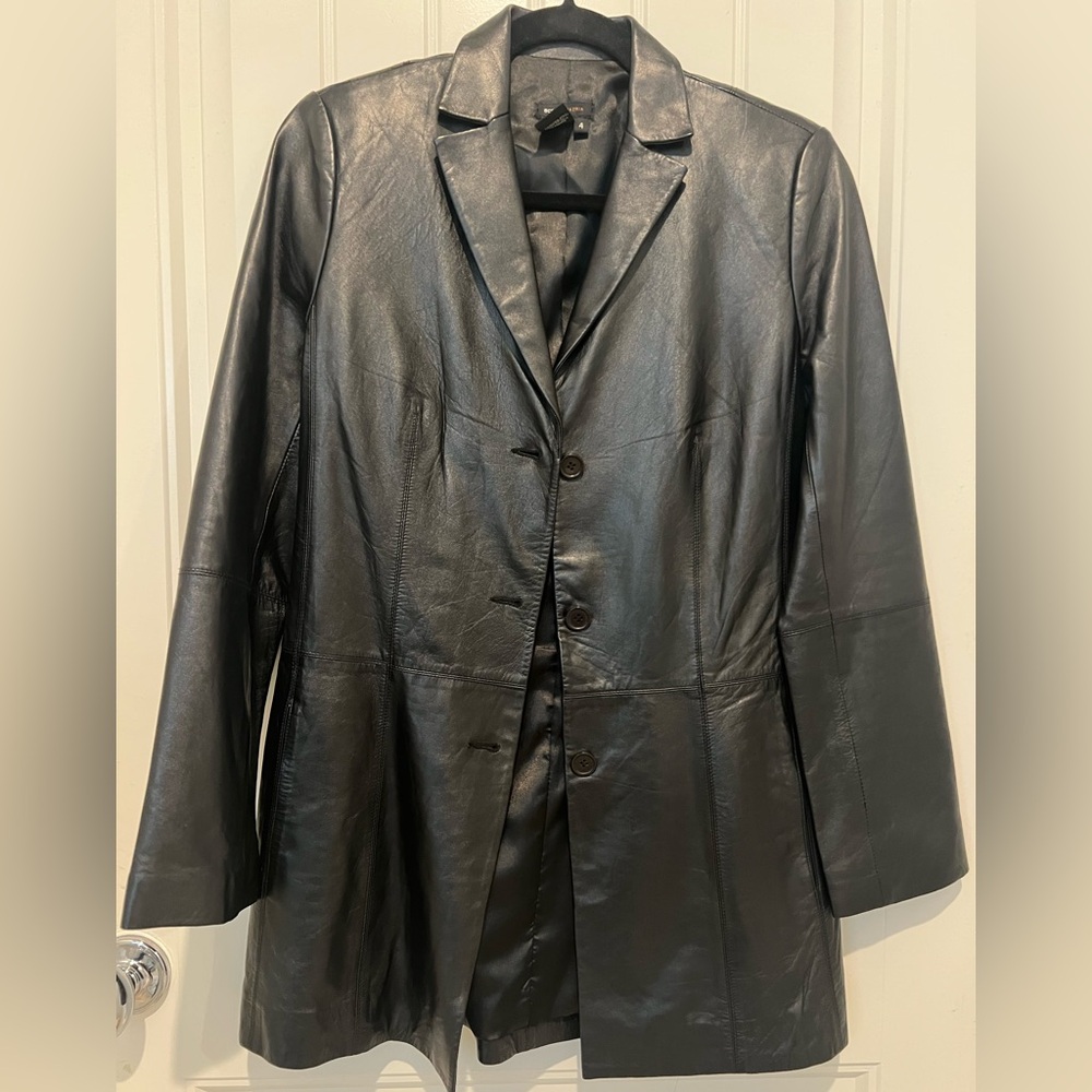 BCBGMaxAzria Black Leather Jacket